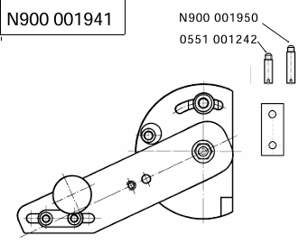 N001 06 Einfasser/Falter für einfache Rechtsfalte oben.