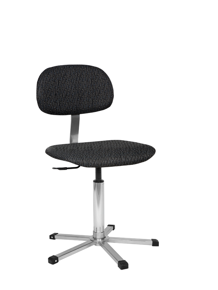 Nähstuhl / Industrie-Drehstuhl – gepolstert, mit Gasdruckfeder – ERGOLINIA EVO2